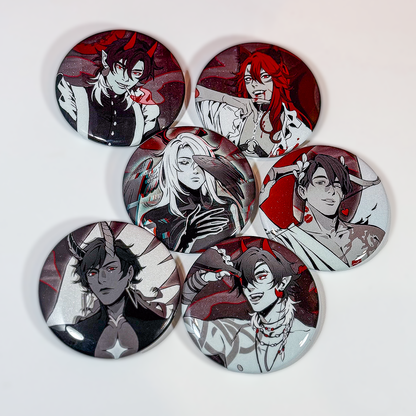 TOUCHSTARVED ✦ Halloween Glitter Badges